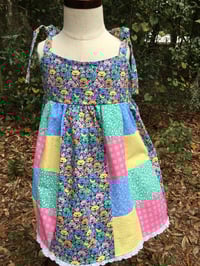 Image 1 of Dancing Jerry Bears Patchwork Dress 3t 