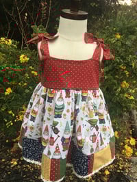 Image 1 of Gnome Patchwork Dress 1t 