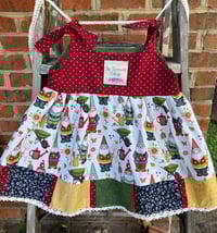 Image 3 of Gnome Patchwork Dress 1t 