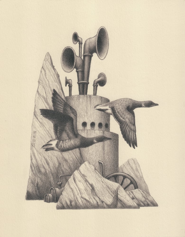 Image of Original Drawing | Alarm Call V