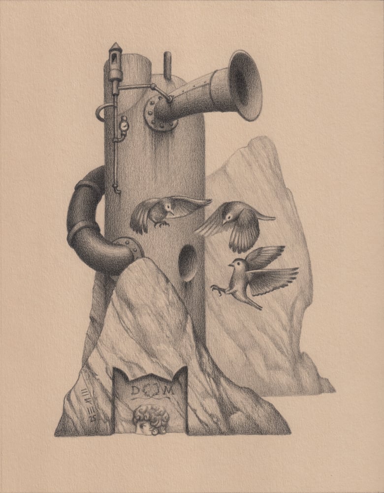 Image of Original Drawing | Alarm Call VI