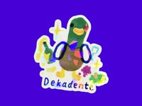 STICKER Dekadente