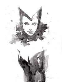 Image 5 of 9x12 B/W Convention Style Sketch