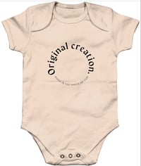 Image 5 of Organic Cotton Baby Grow “Made in the Image of God”