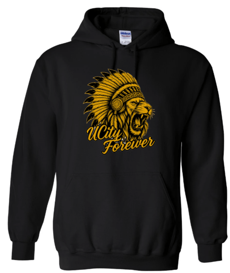 Image of NEW UC FOREVER BLACK HOMECOMING EDITION HOODIE 2025