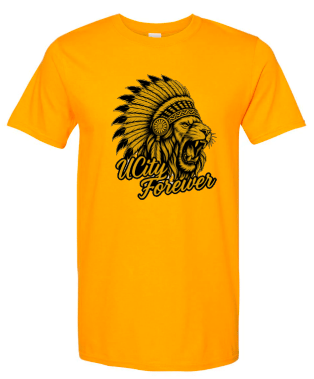 Image of NEW UC GOLD FOREVER HOMECOMING EDITION TEE 2025