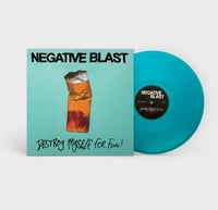 Image 3 of NEGATIVE BLAST "Destroy Myself for Fun" LP (yellow, splatter purple, blue options) VIT076