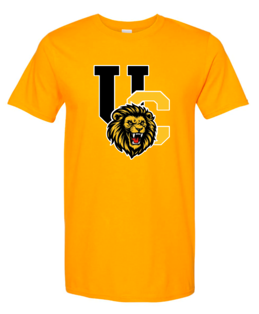 Image of  NEW UC GOLD HOMECOMING EDITION TEE 2025
