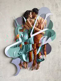 Image 1 of 'Tangled' - Cut Out Aluminum Print