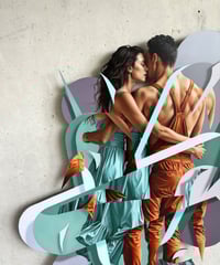 Image 3 of 'Tangled' - Cut Out Aluminum Print