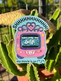 SHHHH! My Movie is On Sticker