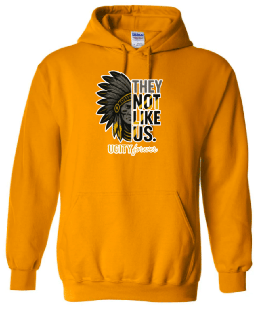 Image of LEGACY UC FOREVER GOLD HOMECOMING EDITION HOODIE 2025