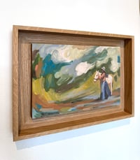 Image 7 of Curated Paintings Triptych, "Westerns" by Swan Scalabre and "XOXO" by Joerg Dressler