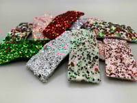 Image 1 of Christmas Glitter Snap Clips