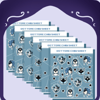 Image 1 of Dottore chibi sticker sheet 