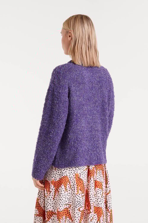 Image of 1-Jersey punto con textura morado