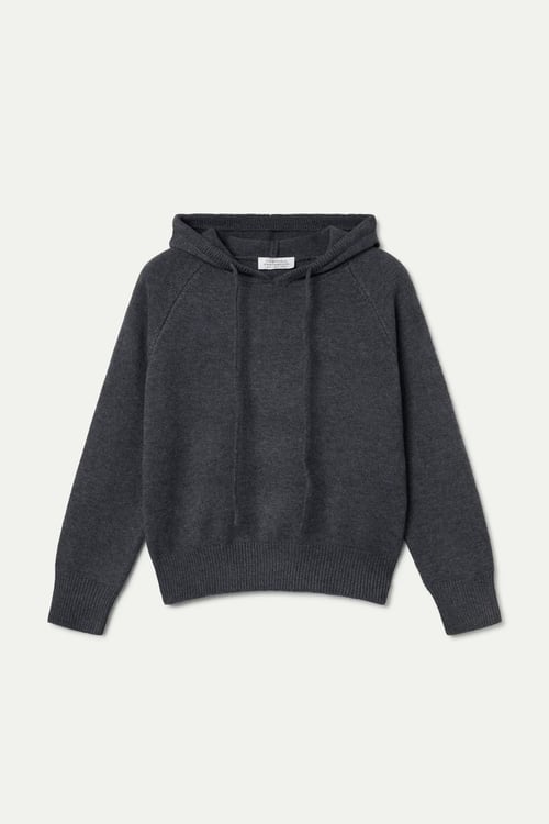 Image of 1-Jersey sudadera punto fino gris