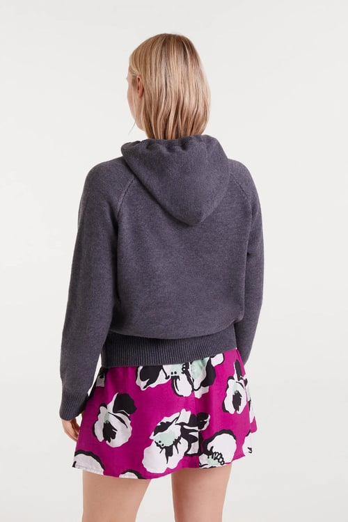 Image of 1-Jersey sudadera punto fino gris