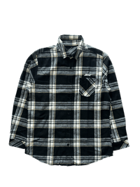 Image 1 of PLAID BUTTON UP (knight)
