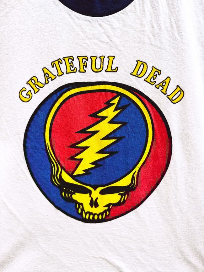 Grateful Dead Early 80s SYF Ringer Shirt - Fits M