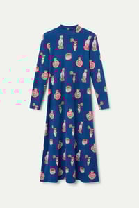 Image 5 of Vestido largo con estampado Porcelain CF