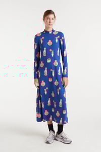 Image 1 of Vestido largo con estampado Porcelain CF