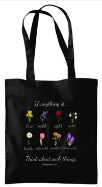 Image 3 of Tote Bag “Whatever is Pure”