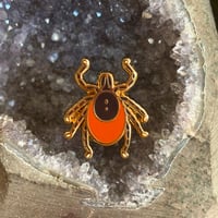 Image 2 of Tiny Enamel Pin - Blacklegged Tick