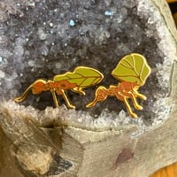 Image 2 of Tiny Enamel Pin Set - Leafcutter Ants