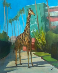 Image 1 of A Giraffe in Beverly Hills 
