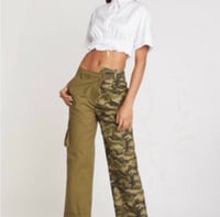 Image 1 of CHOOSY- Olive Camo Army Pants 