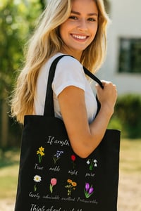 Image 2 of Tote Bag “Whatever is Pure”