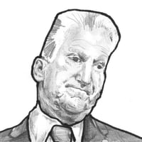 Image 1 of Joe Manchin | 4x6 | Original Graphite Drawing