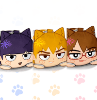 Image 1 of CHILLING CATS - Mini Plushies