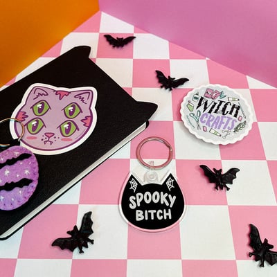 Image of Spooky Bitch Keychain