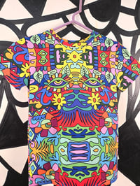 Image 1 of Kids/Toddler Infinite Geometric Realms Rainbow Shirt