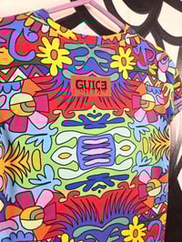 Image 2 of Kids/Toddler Infinite Geometric Realms Rainbow Shirt