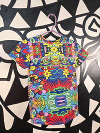 Image 5 of Kids/Toddler Infinite Geometric Realms Rainbow Shirt