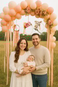 Image 5 of Simple Pink Ribbon Wall-Hanging
