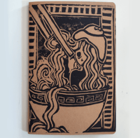 Image 2 of Linocut Notebook Set - Ramen Head
