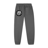 Image 2 of Heavyweight sweatpants unisex PR no luck charcoal grey