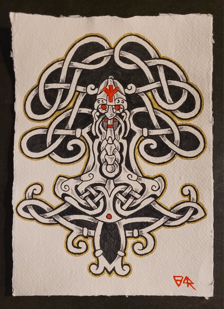 Image of Mjölnir original artwork 