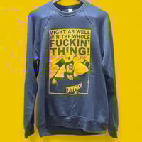 Image 2 of Stone Cold Cal Heather Navy Crewneck Sweatshirt