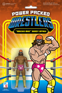 Image 2 of *PREORDER 10/17* MACHO MAN RANDY SAVAGE POWER PACKED WRESTLERS SERIES 1 FIGURE FC TOYS (3.75" SCALE)