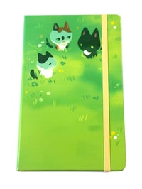 Image 3 of Kitty Grass Dot Paper Notebook
