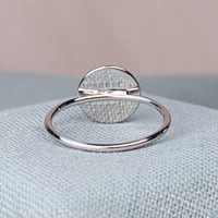 Image 3 of Fortitude Bahá'í signet Ringstone symbol sterling silver ring