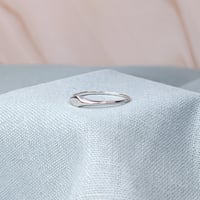 Image 3 of Simplicity Bahá'í signet Ringstone symbol sterling silver ring