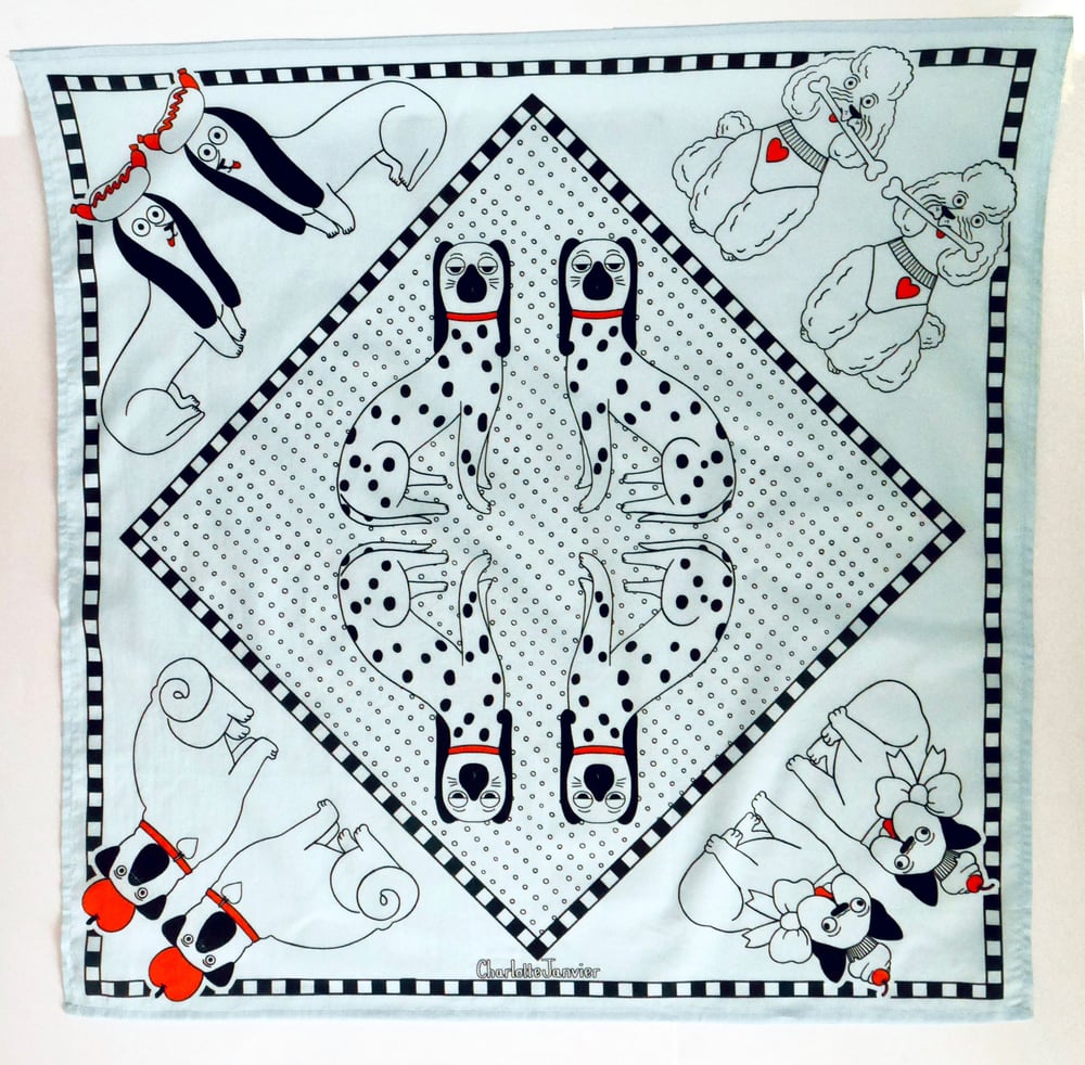Image of PRE ORDER FOULARD - DOG LOVER