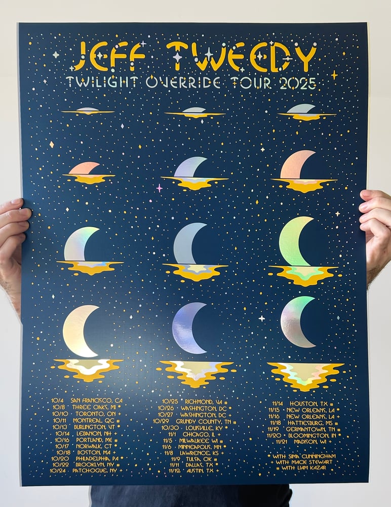 Image of "Jeff Tweedy" Foil Poster