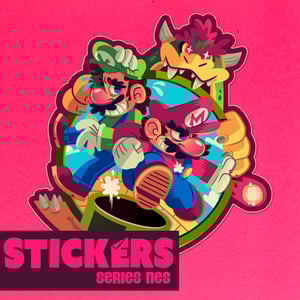 Image of 5" STICKERS - Series NES